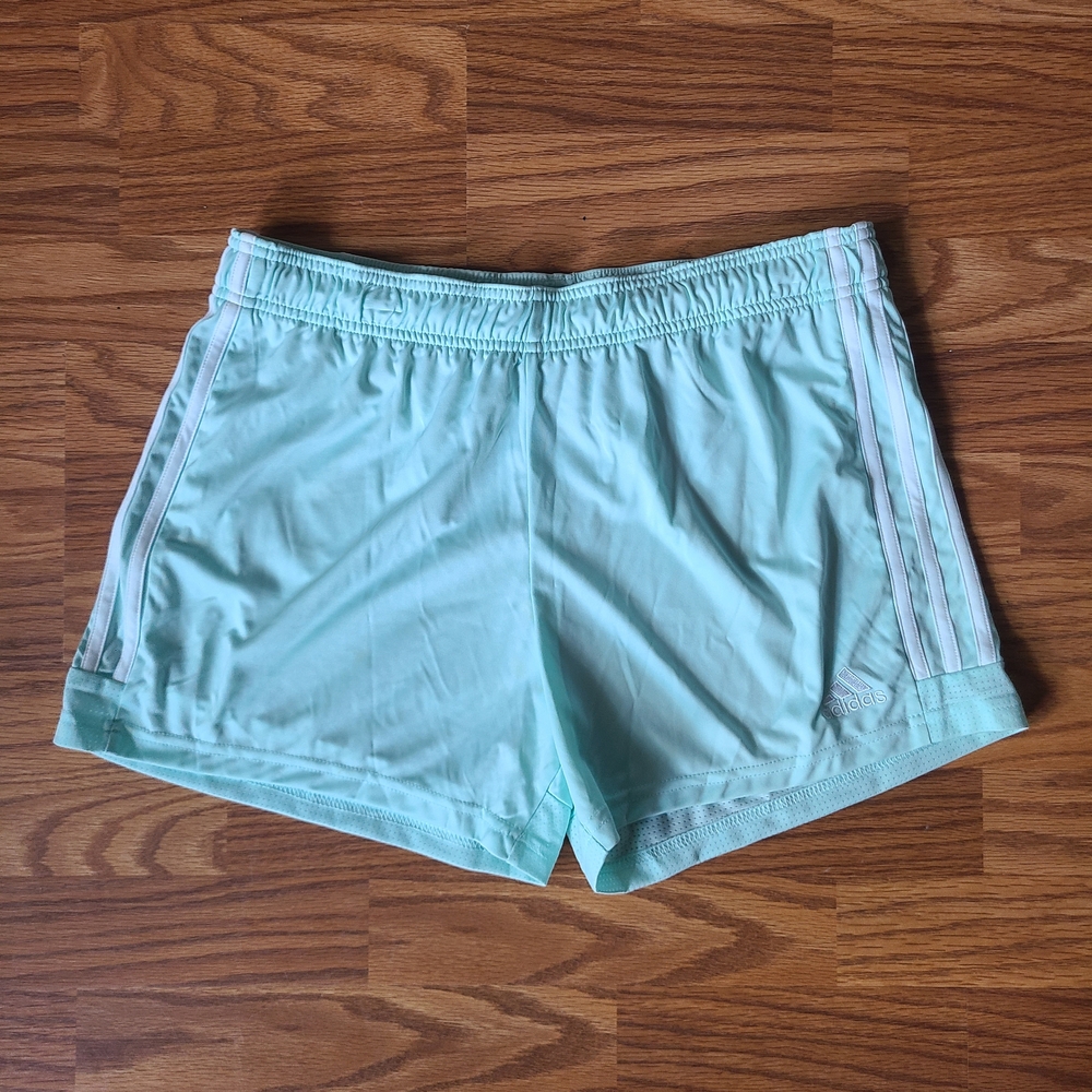 adidas Light Green Women's Athletic Shorts
